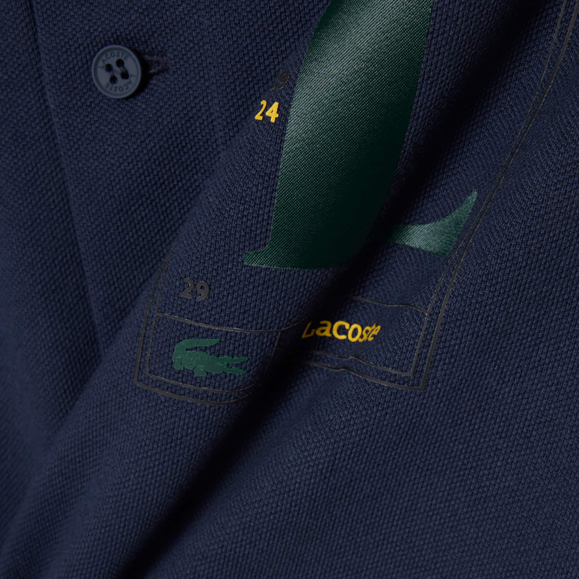 Classic Fit Printed Petit Piqué Polo Shirt