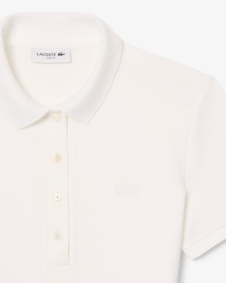 Women's L.12.D Slim Fit Stretch Mini Piqu&eacute; Polo