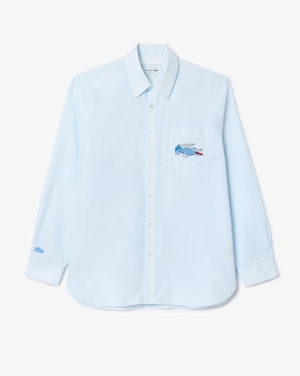 Men's Relaxed Fit Croc Badge Shirt