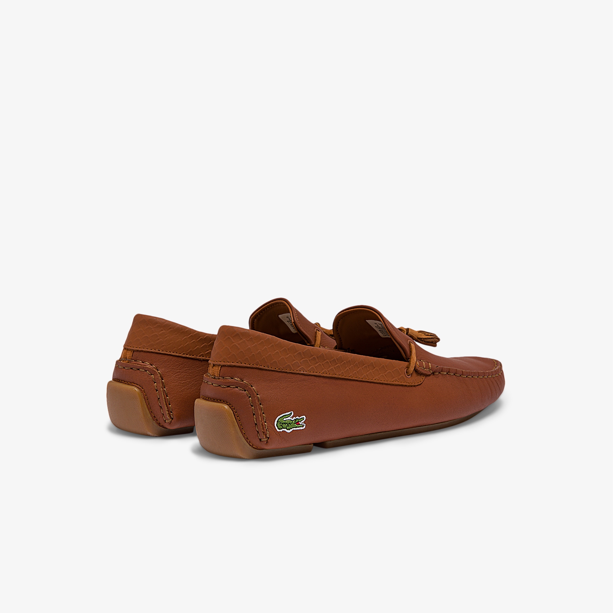 Men's piloter leather moccasins lacoste clearance