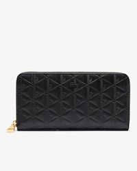 Cartera Maheki De Piel Repujada Con Cierre Para Mujer