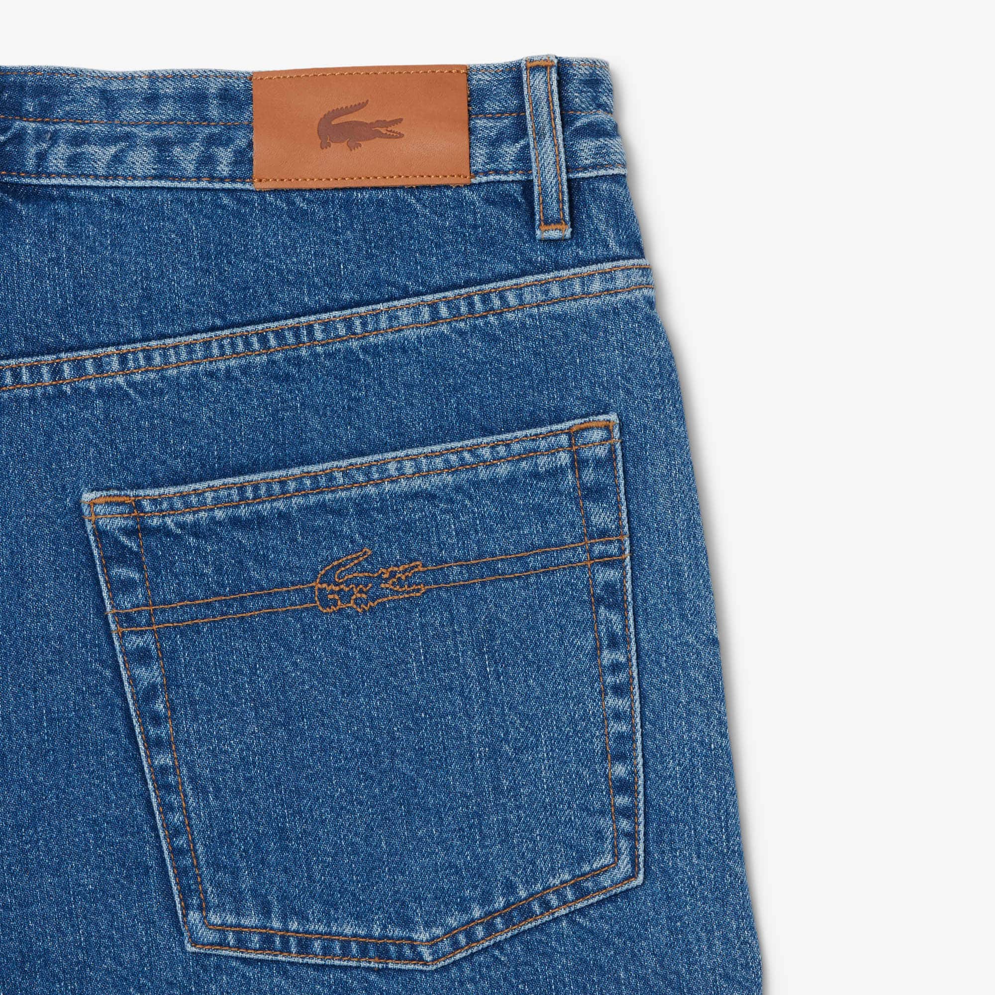 Cotton Denim Shorts
