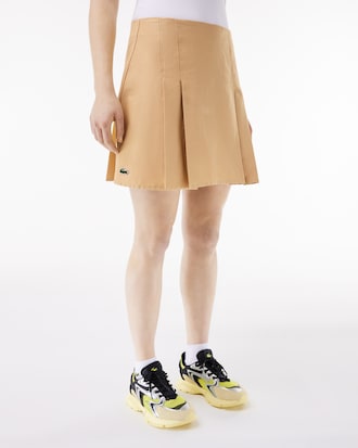 Women's Pleated Cotton Skirt
