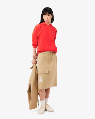 Women's Relaxed Fit Piqu&eacute; Hoodie