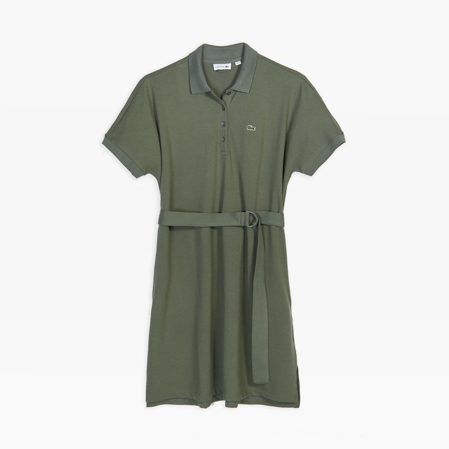 Women S Kimono Sleeved Wide Polo Dress Lacoste