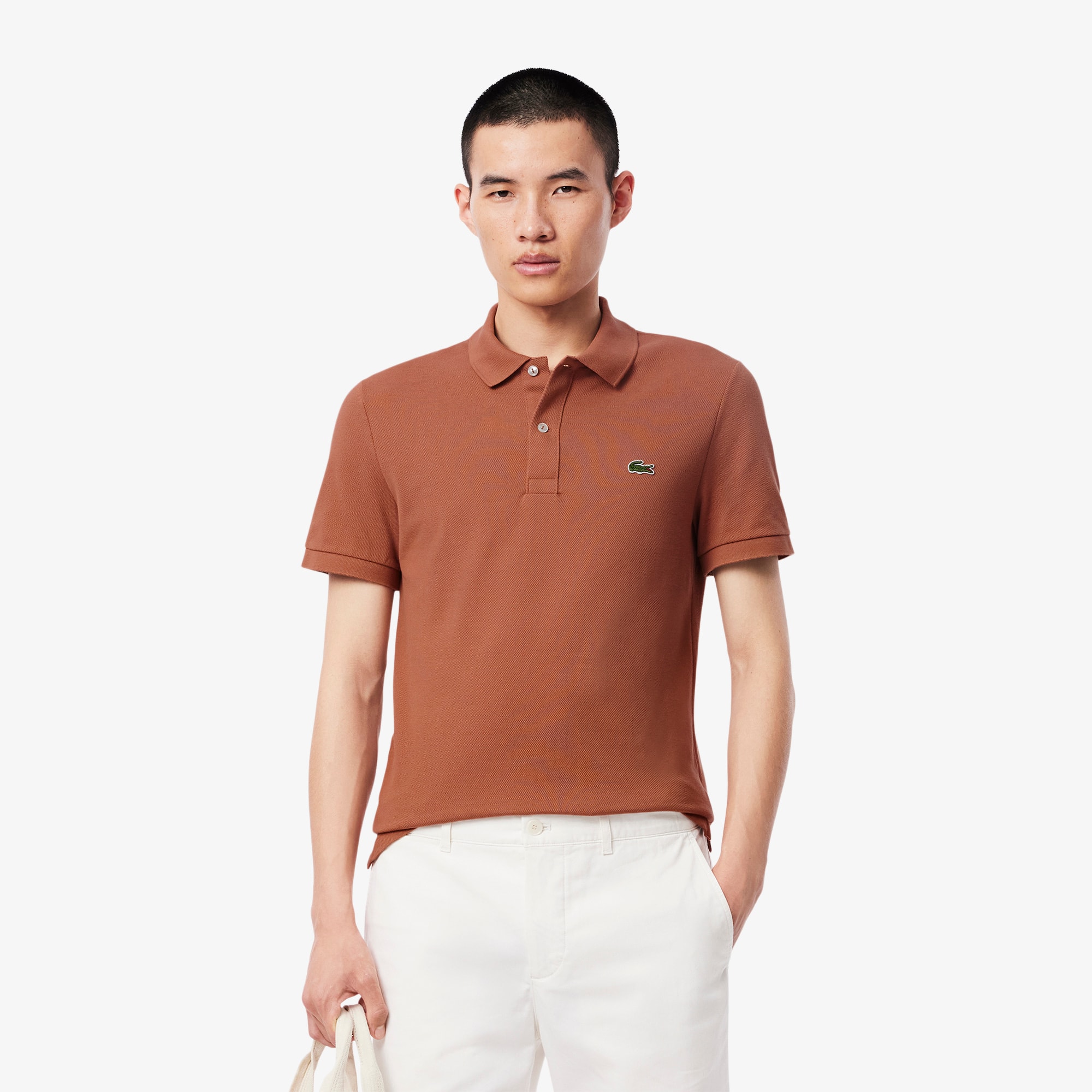 Lacoste Men's Slim Fit L.12.12 Piqué Polo - 3xl - 8 In Brown