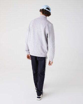 Men's Zip-Up Piqué Fleece Jacket