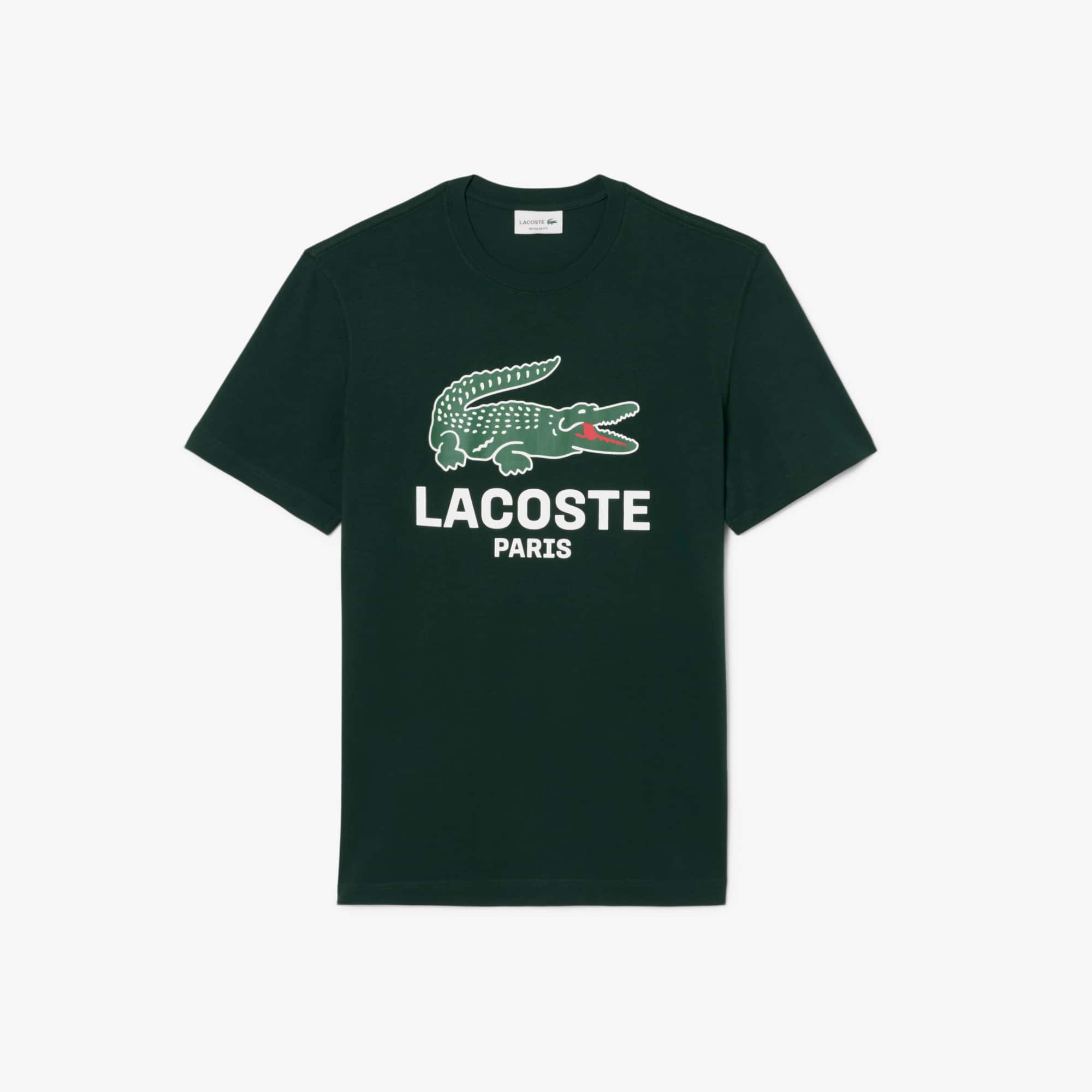 Men's Printed Cotton T-Shirt - T-shirts - New In 2026 | Lacoste