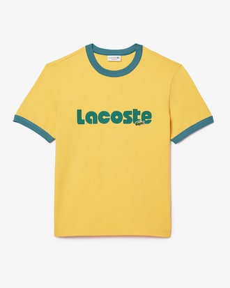 Men's Contrast Accent Printed T-Shirt