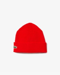 Unisex Rib Knit Brushed Wool Beanie