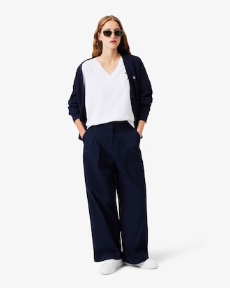 Women's Relaxed Fit Soft Cotton V-Neck T-Shirt