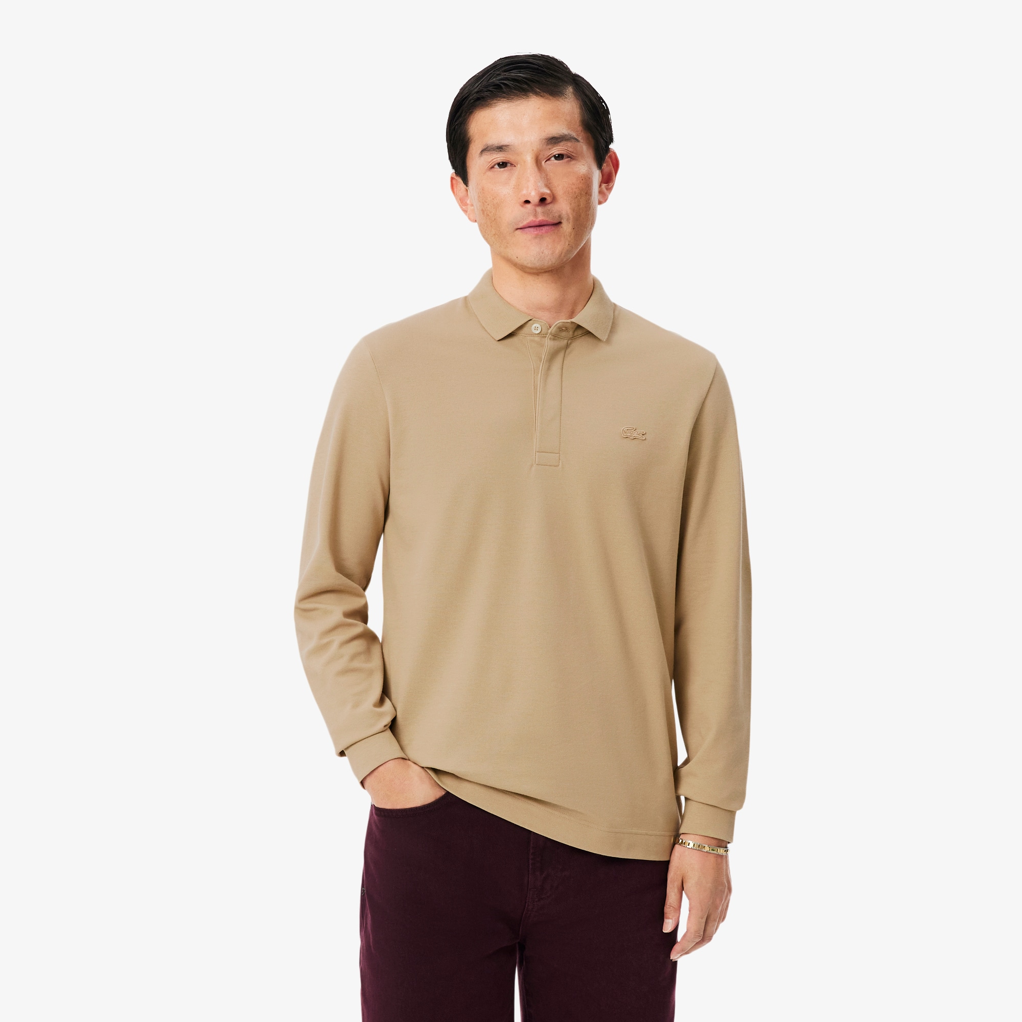 Men's Regular Fit Paris Stretch Piqué Polo