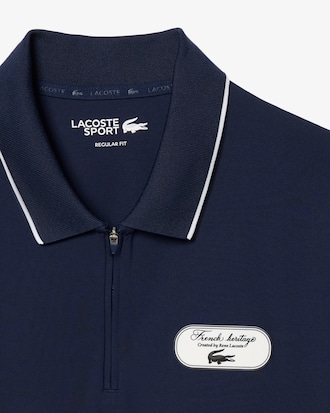 Ultra Dry Badge Accent Tennis Heritage Polo Shirt