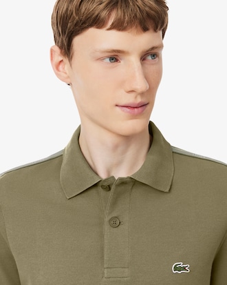 Polo De Rayas Con Logo De Ajuste Regular