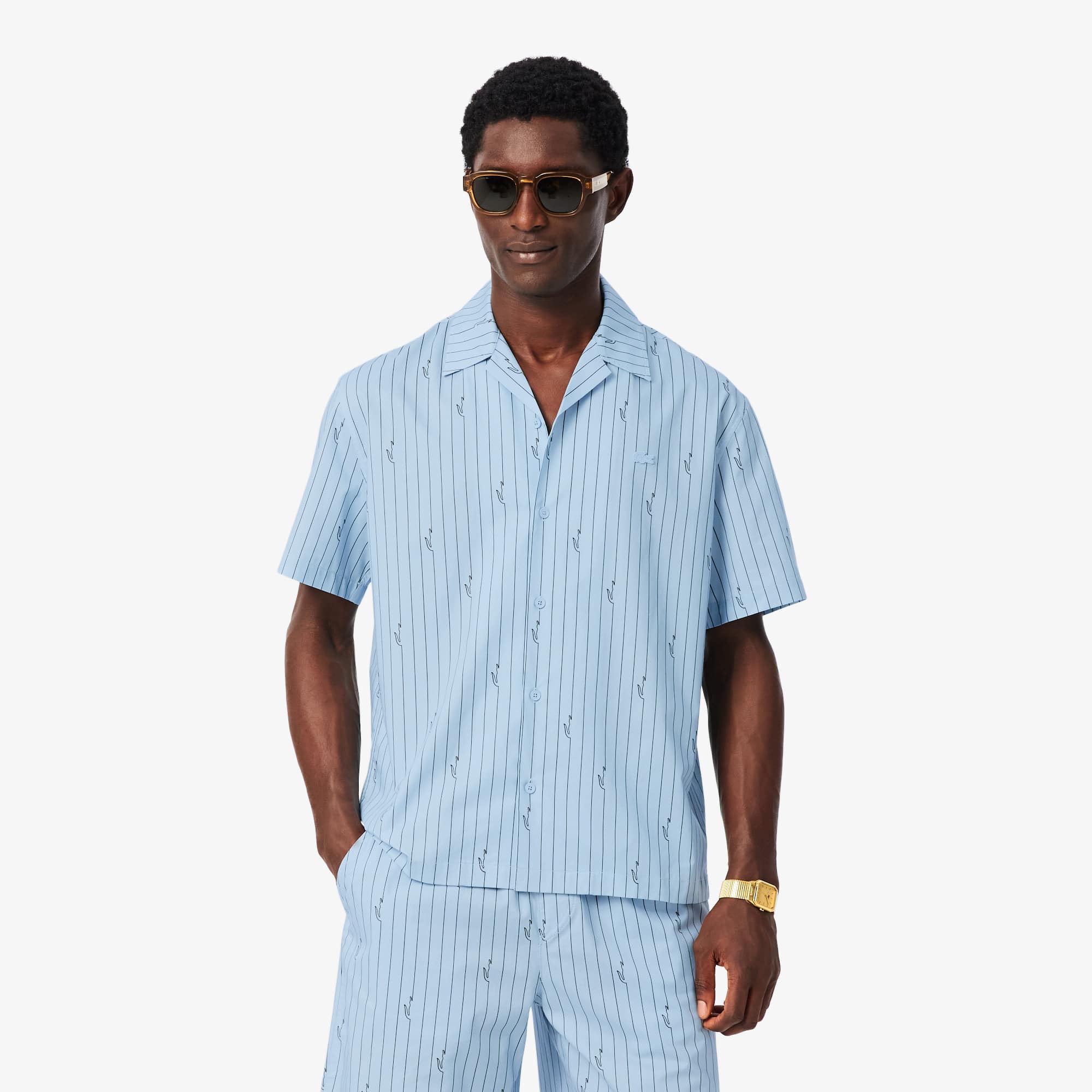Relaxed Fit Print Twill Shirt - Button Down Shirts - New In 2026