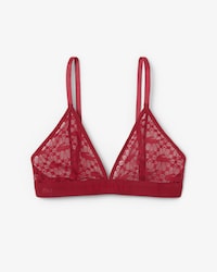 Logo Lace Triangle Bralette