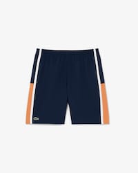 Men's Lightweight Colorblock Stripe Tennis Shorts