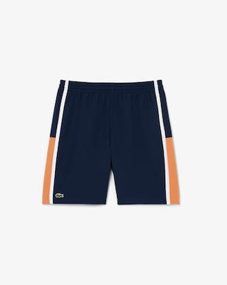 Men's Lightweight Colorblock Stripe Tennis Shorts