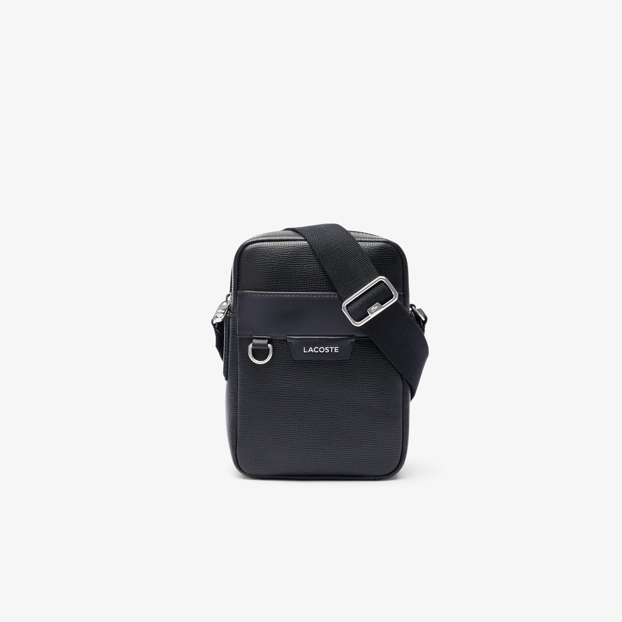 Lacoste Men's Ossian Leather Satchel - One Size In Black