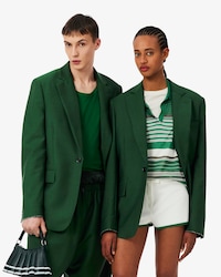 Blazer laine &eacute;paisse D&eacute;fil&eacute;