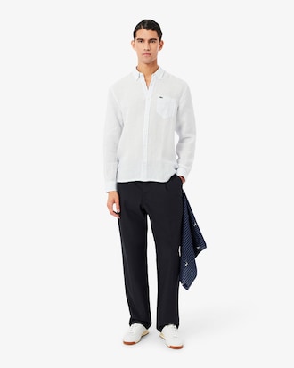 Straight Fit Cotton Chino Pants
