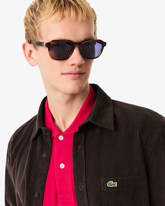 Men's Regular Fit Velour Shirt