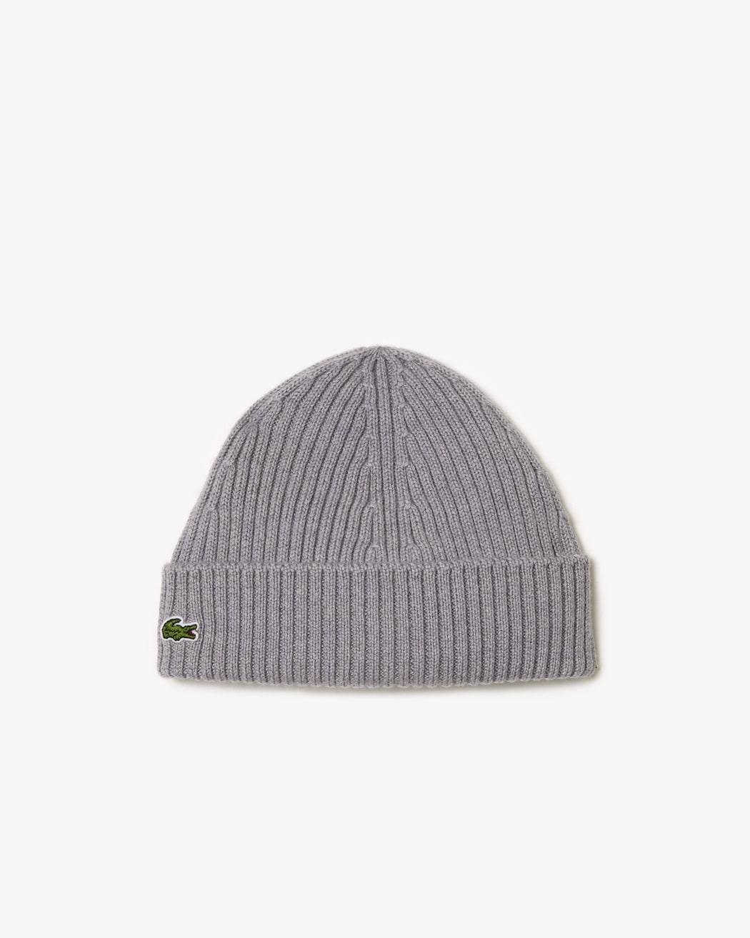 Kids' Rib Knit Wool Beanie by Lacoste