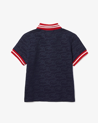 Kids' Crocodile Embroidery Piqu&eacute; Polo
