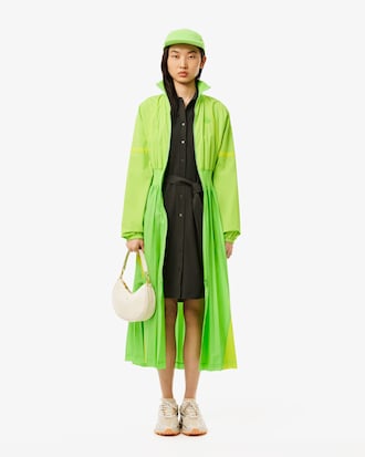 Women's Belted Piqué Shirt Dress