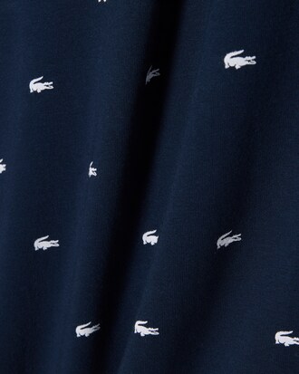 Men's Crocodile Print Pajama Top