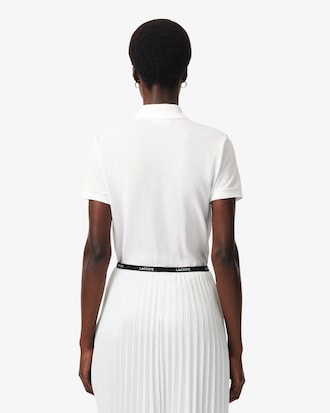 Women's Regular Fit Supple Petit Piqu&eacute; Polo