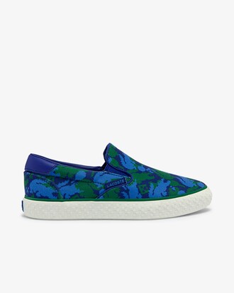 Children&rsquo;s Jump Serve Lacoste x Minecraft Canvas Slip on