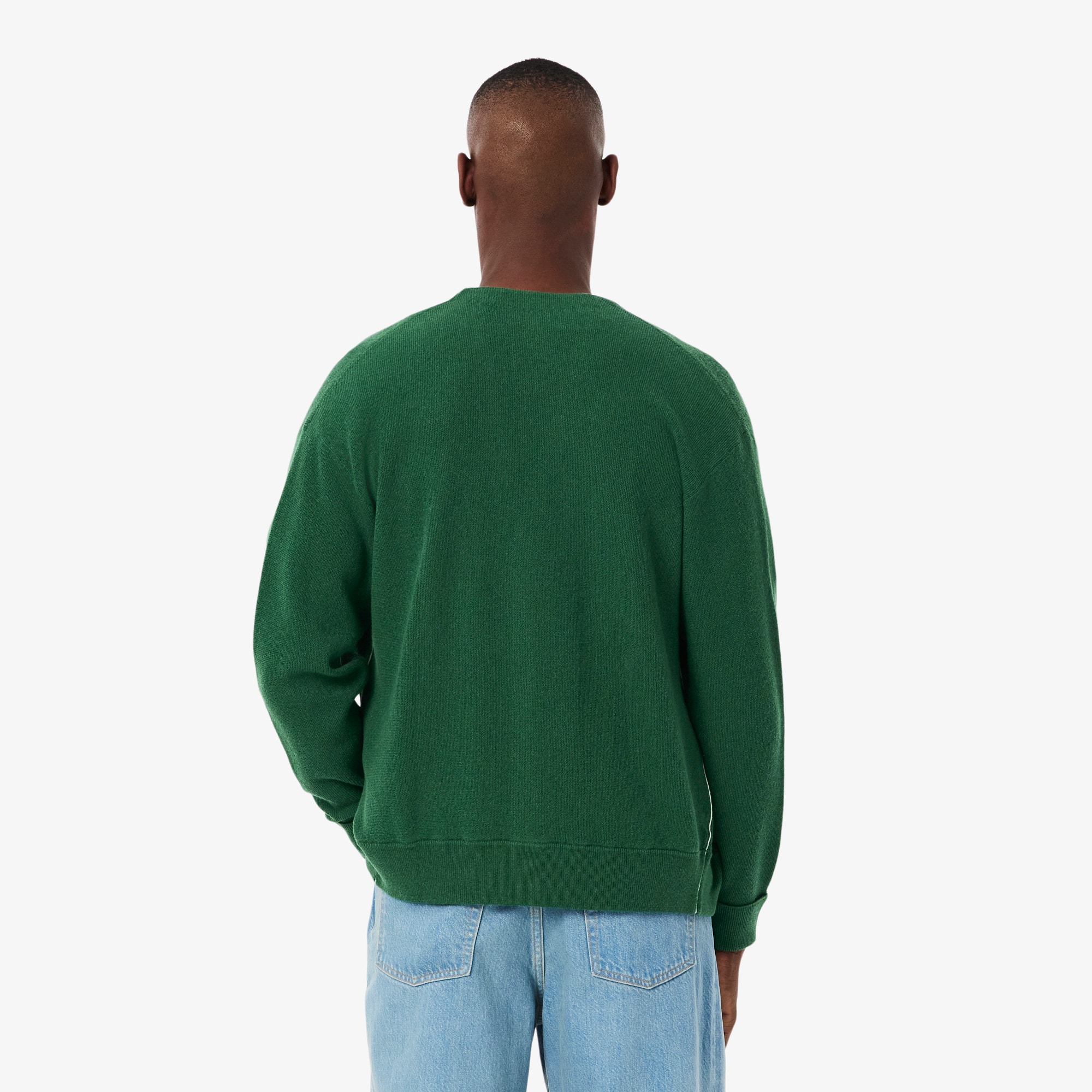 TBPR ⭐️ACID LOGO KNIT SWEATER グリーン　XLサイズ Men's Relaxed Fit Wool Cardigan - Sweaters & Sweatshirts - New In