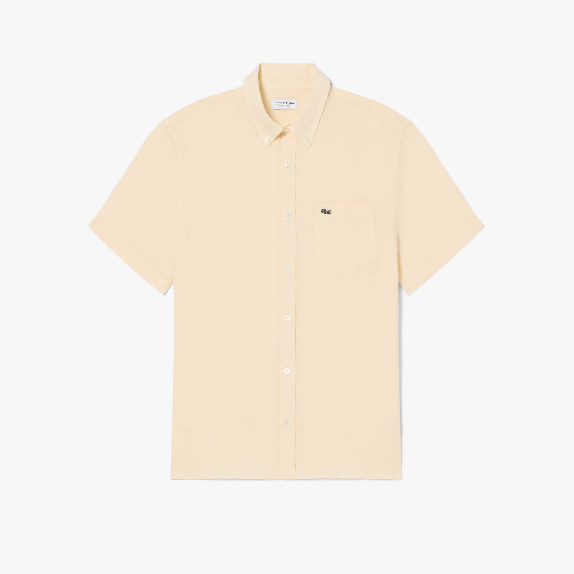 Men's Short Sleeve Linen Shirt