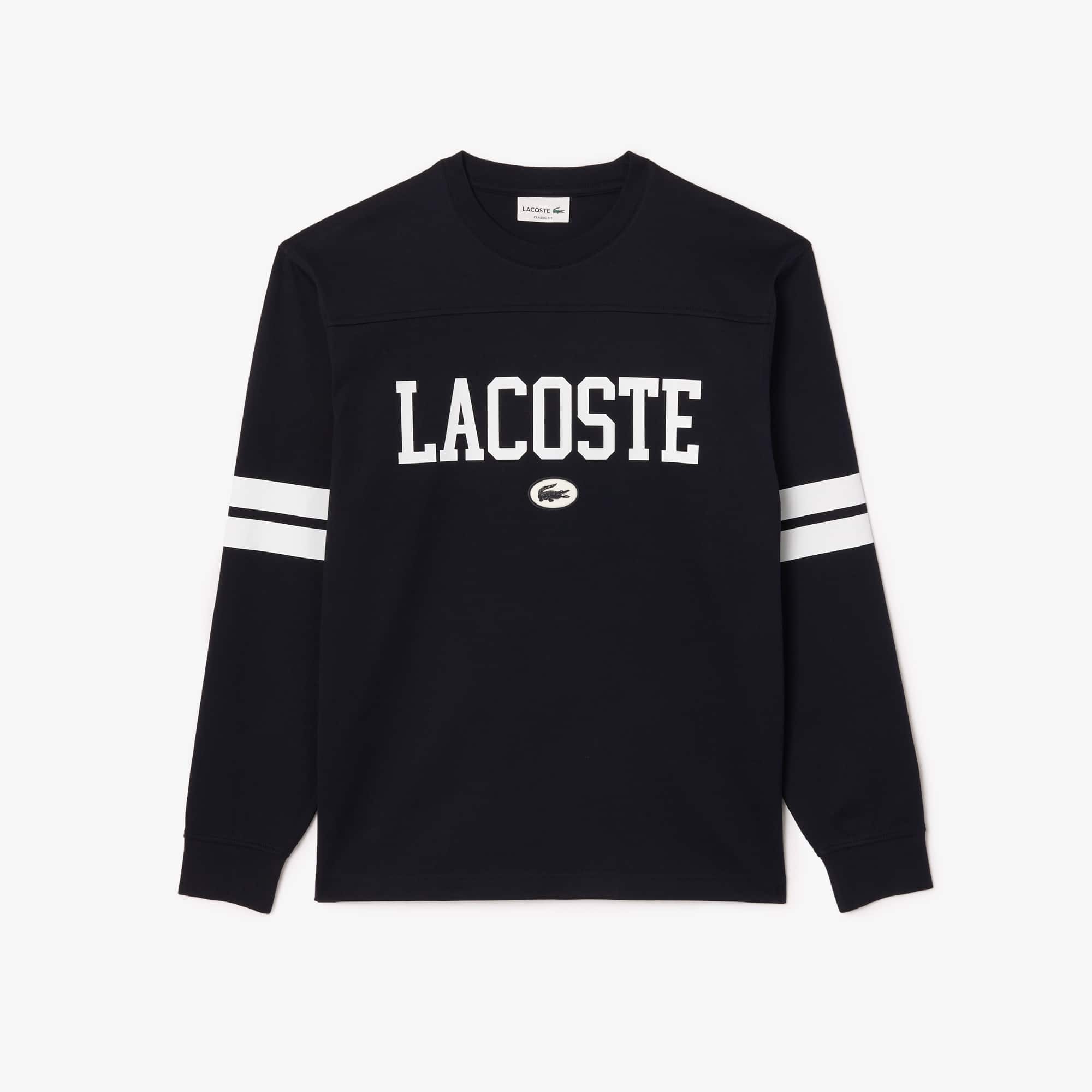 Men's Long Sleeve Graphic T-Shirt - T-shirts - New In 2025 | Lacoste