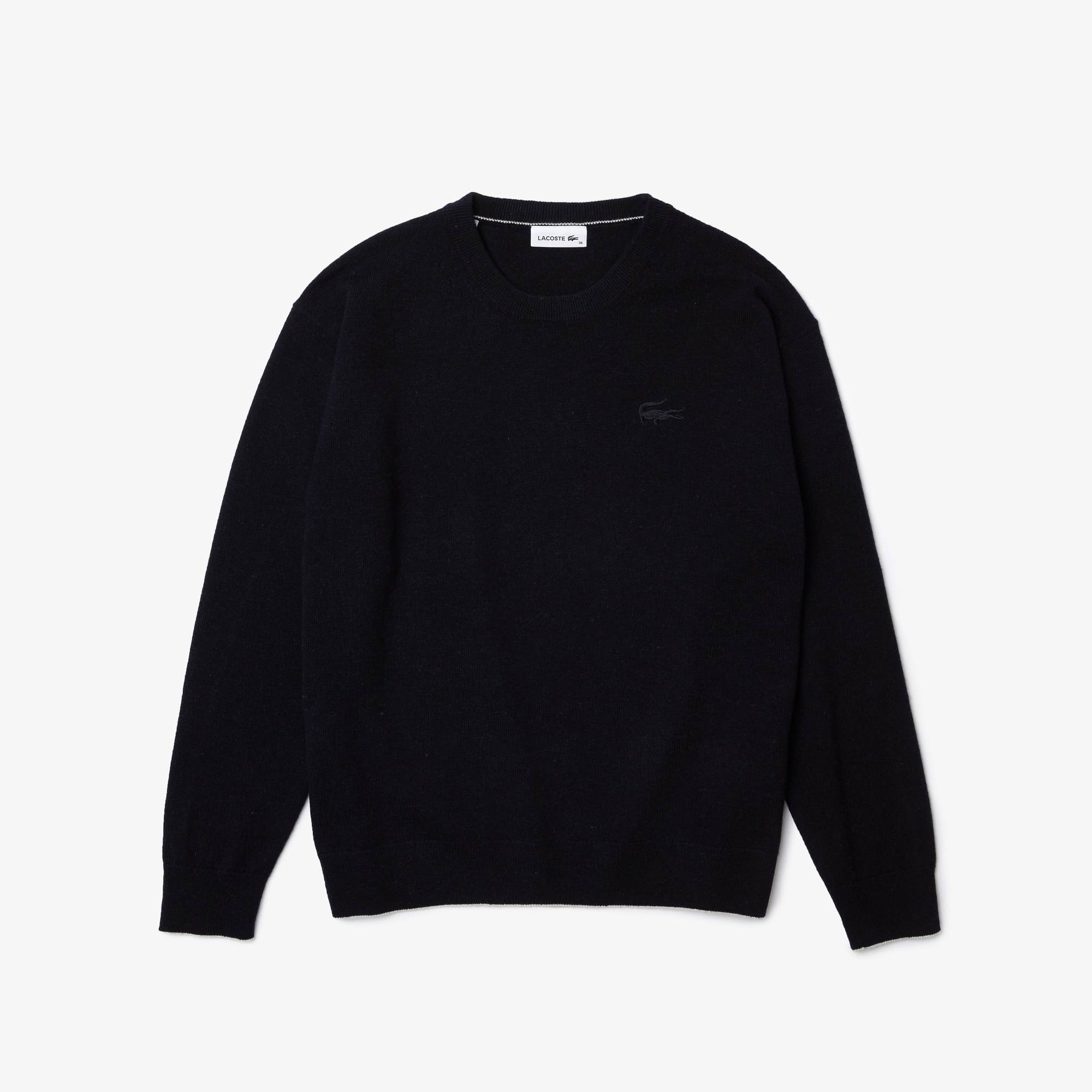 Women's Crew Neck Wool Sweater - Sweaters & Sweatshirts