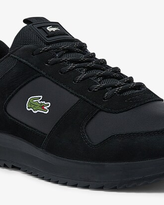 Sneakers Joggeur homme en cuir et textile Baskets