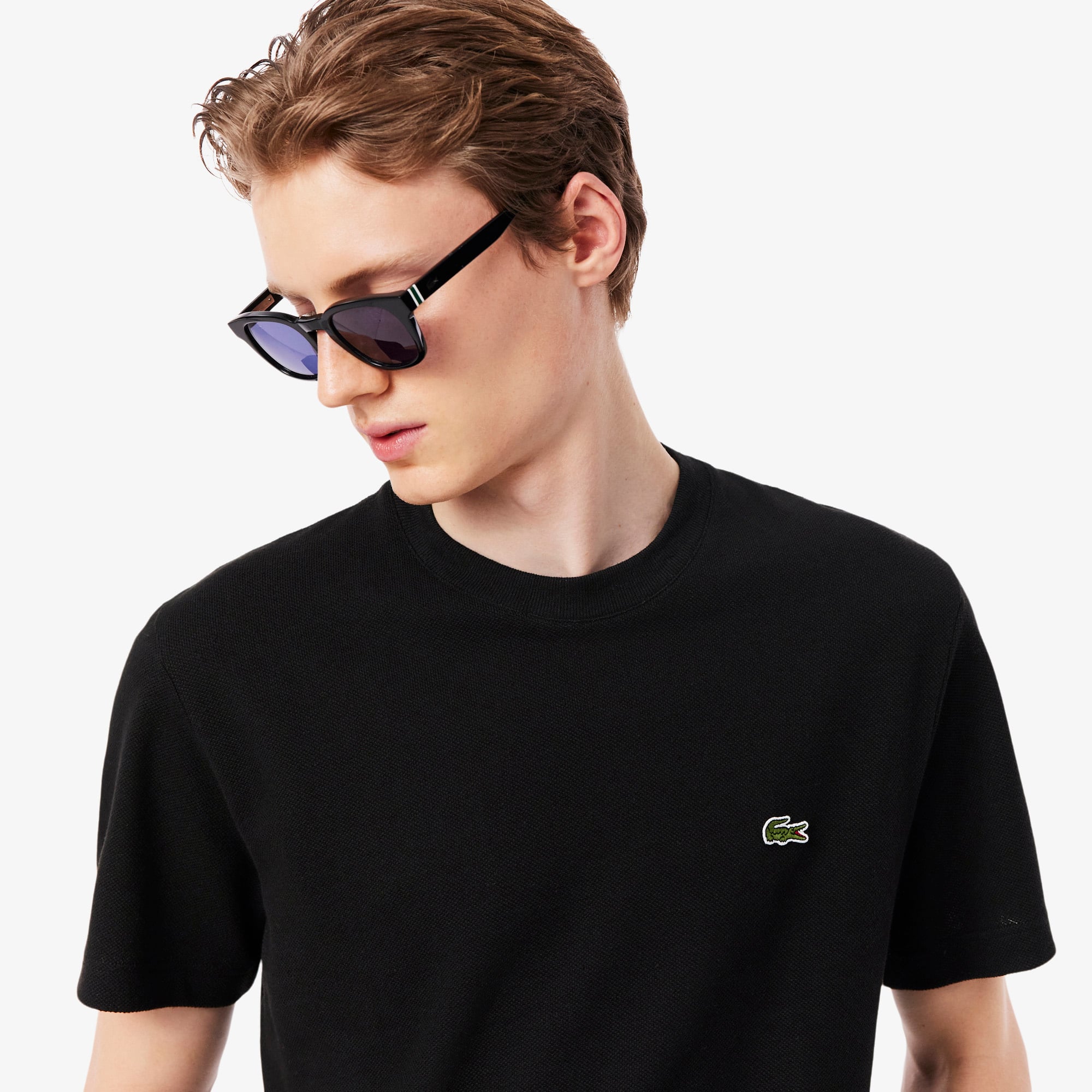 Heavy Cotton and Linen Piqué T-Shirt - T-shirts - New In 2026