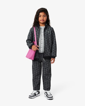 Playera de algod&oacute;n con estampado de monogramas para ni&ntilde;os