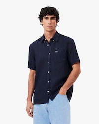 Men's Short Sleeve Linen Shirt  