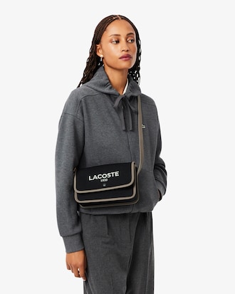 Bolso Satchel Heritage Con Cierre De Solapa Y Lona Para Mujer