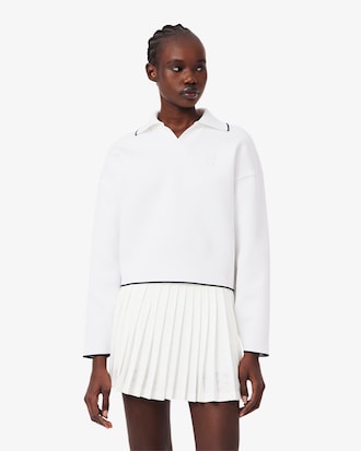 Tennis Heritage Polo Collar Sweatshirt