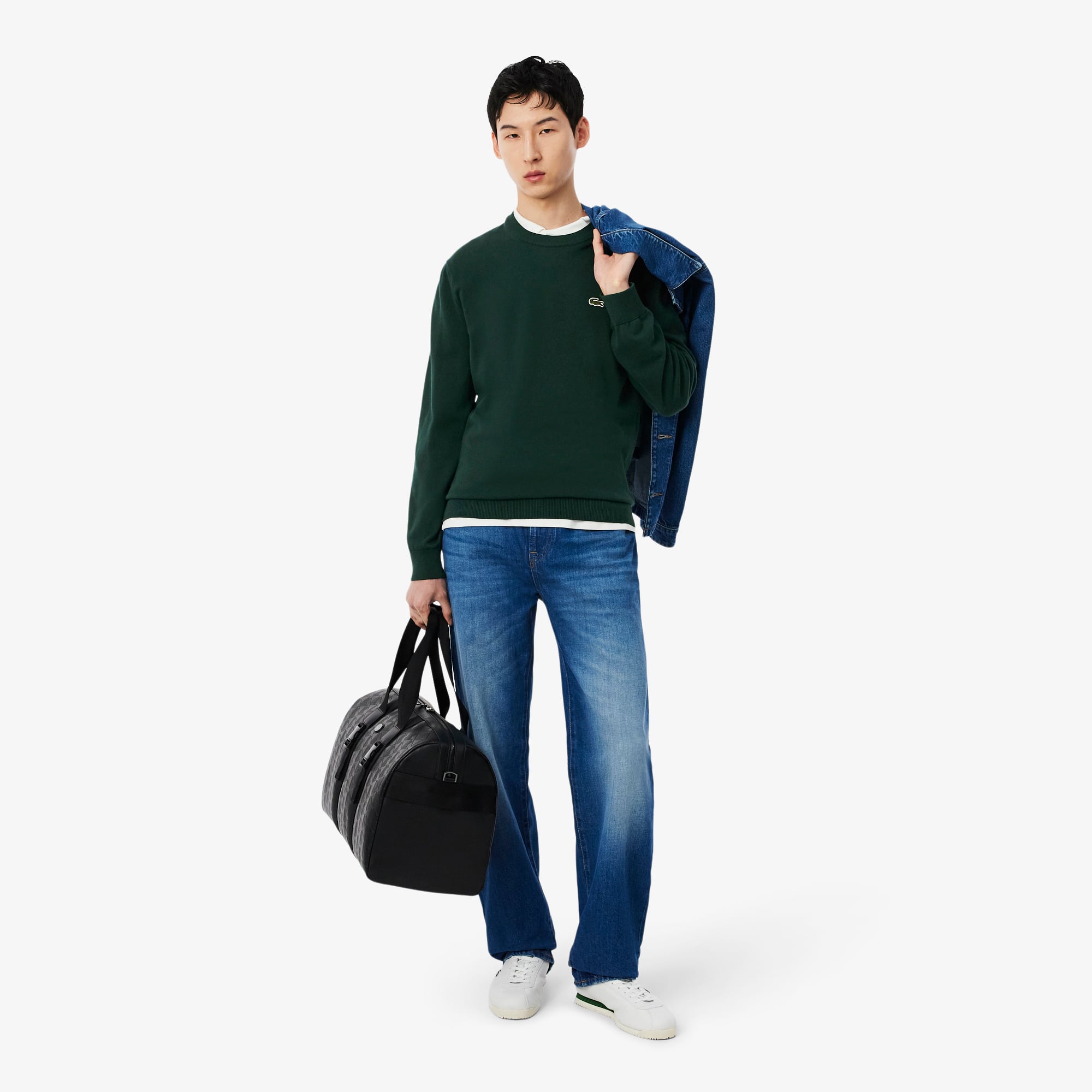 Men's Crew Neck Cotton Sweater - Sweaters & Sweatshirts - New In