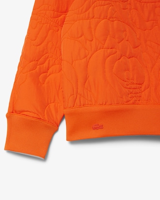 Women's Oversized Reversible Embroidered Sweatshirt