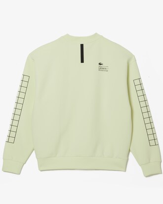 Sweatshirt homme loose fit en piqu&eacute; 