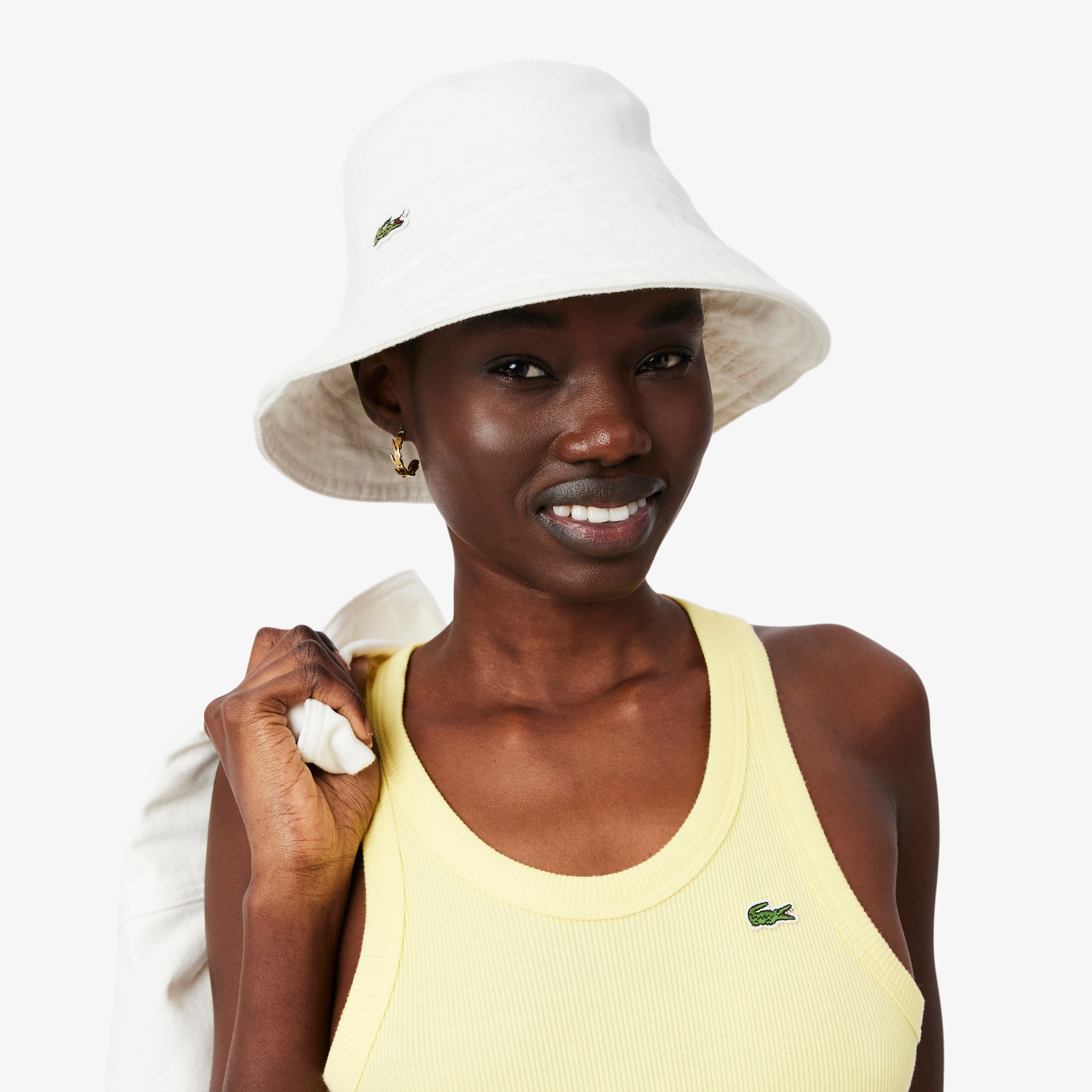 Women's Cotton Twill Bucket Hat - Hats - New In 2026 | Lacoste