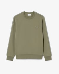 Stripe Band Fleece Sweatshirt