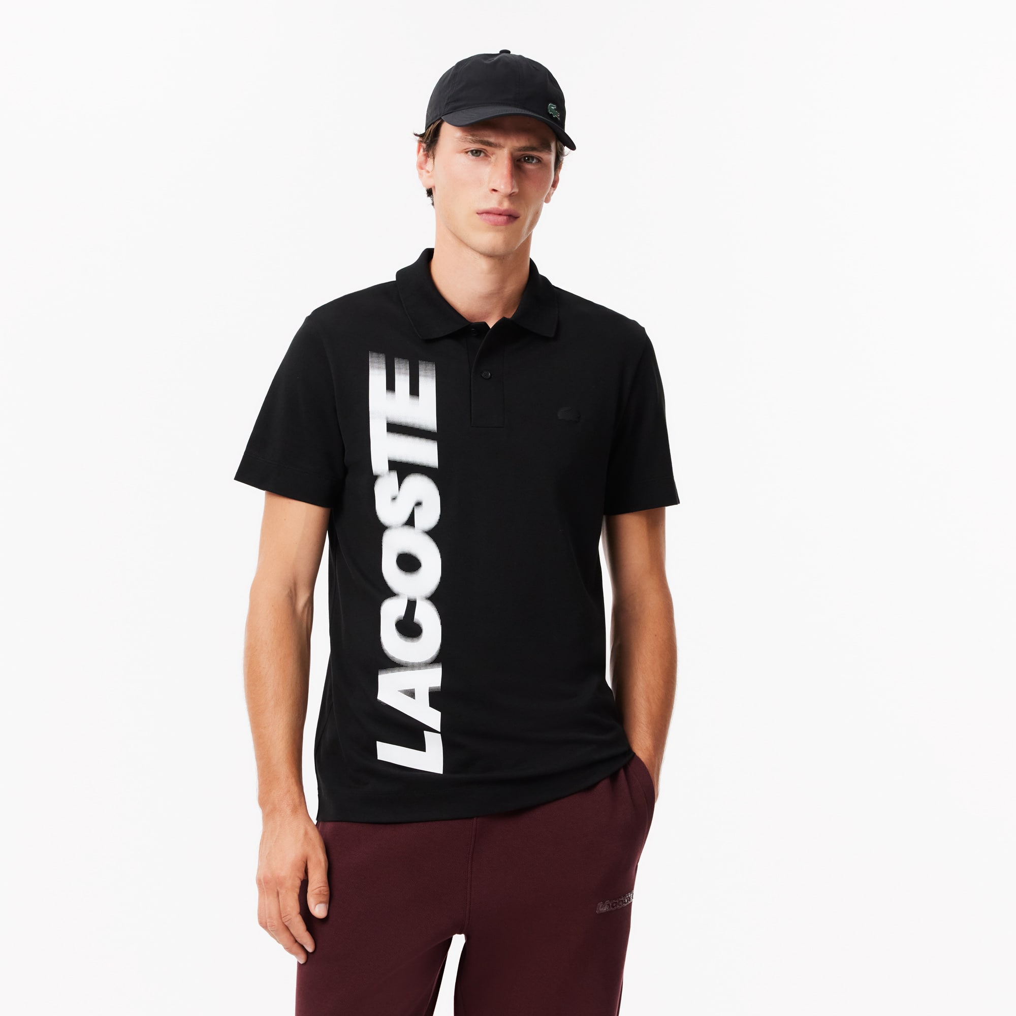 Men's Regular Fit Lacoste Movement Printed Polo - Polo Shirts