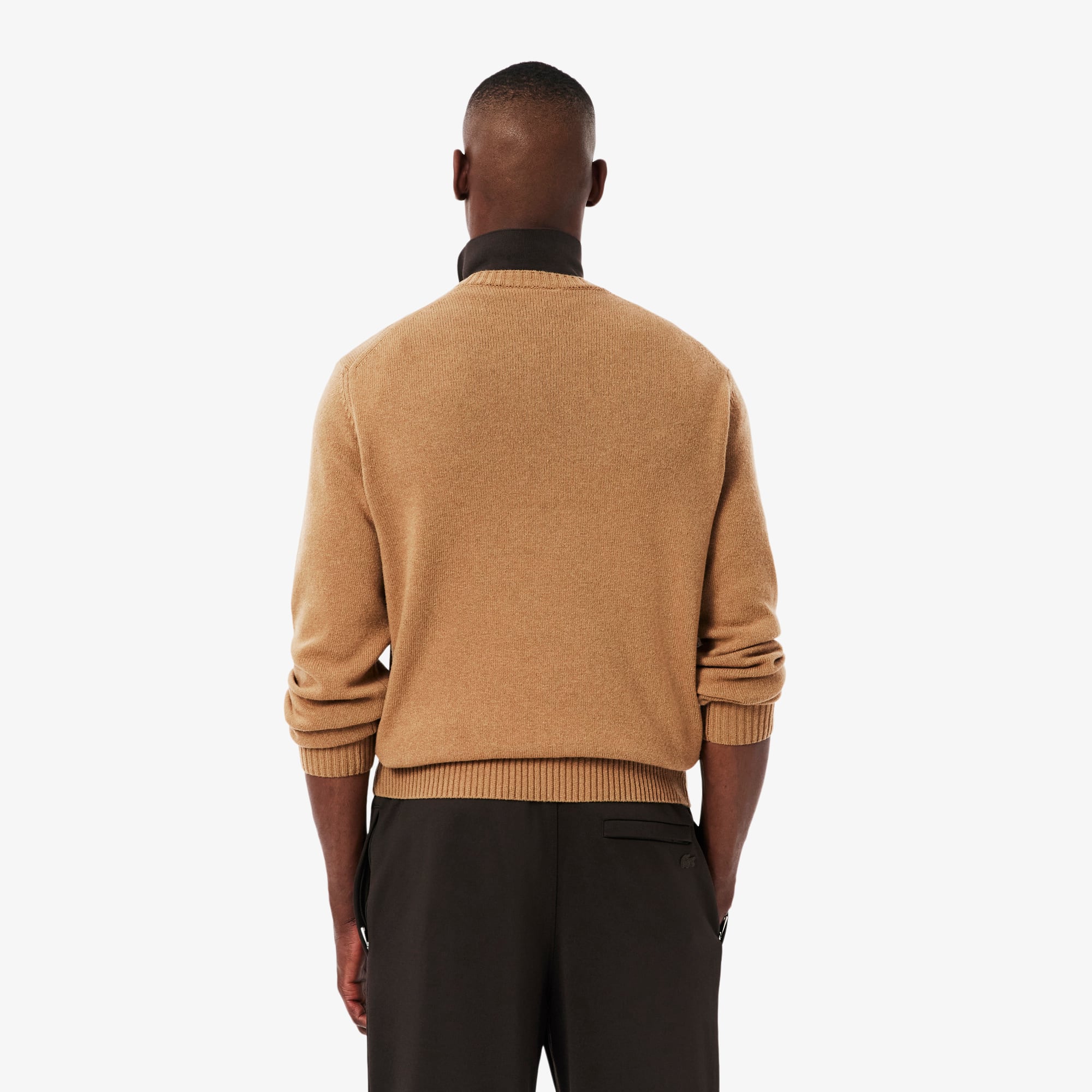 crew neck designed wool sweater 新品 L William Lockie | Driftwood Crew Neck Lambswool Sweater | Fine