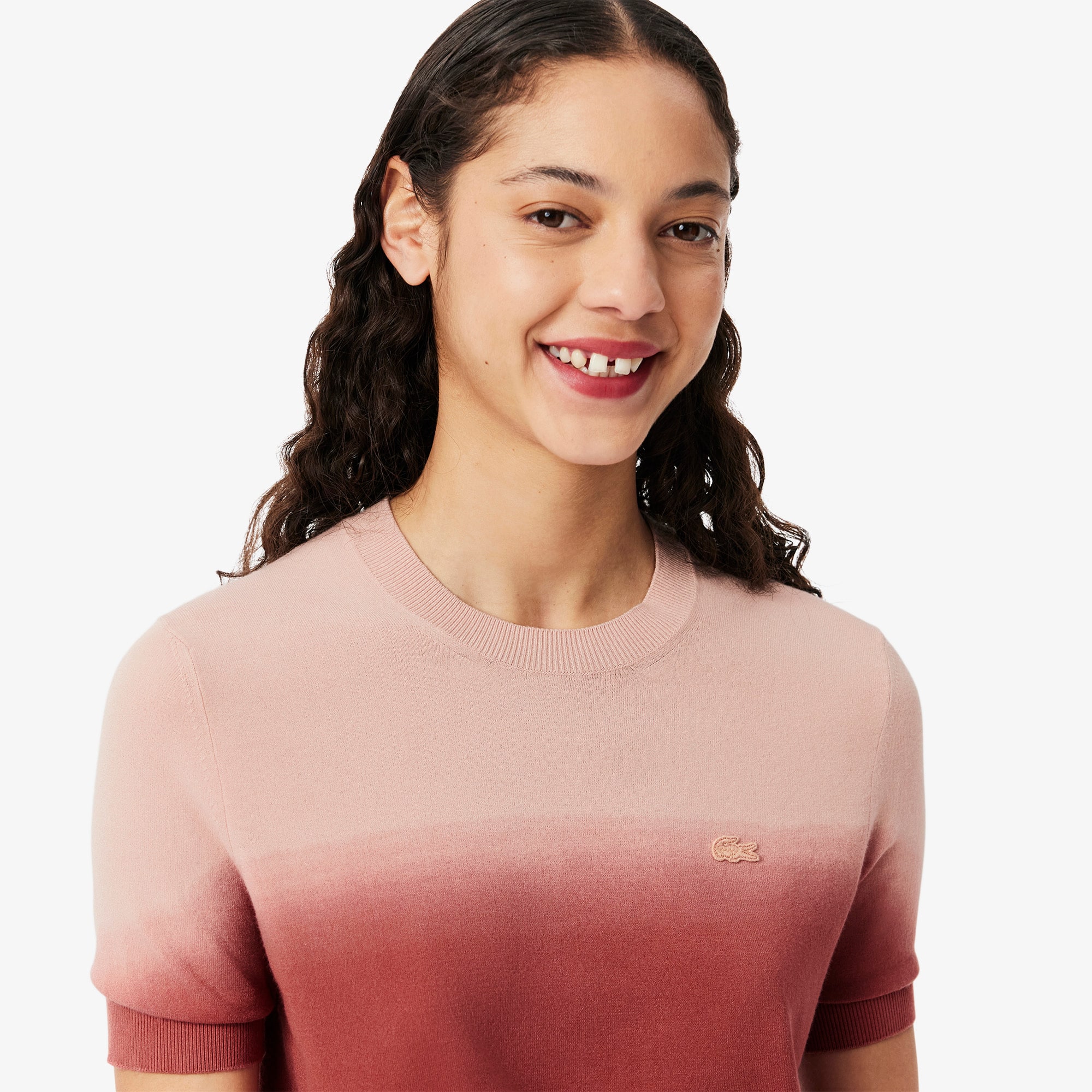 Women's Short Sleeve Ombré Sweater - Sweaters & Sweatshirts - New